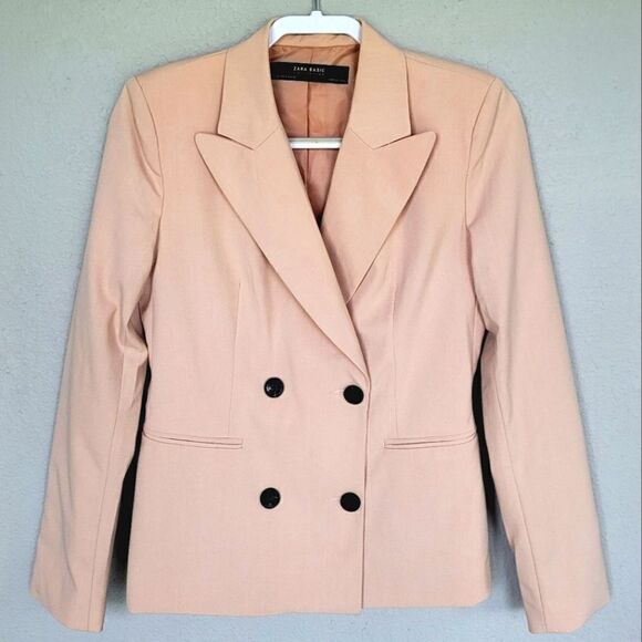 FINAL SALE🌷Zara Double breasted blazer Size 4 - Picture 2 of 15